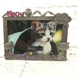 DesignStyles Pretty Kitty Embossed Picture Frame